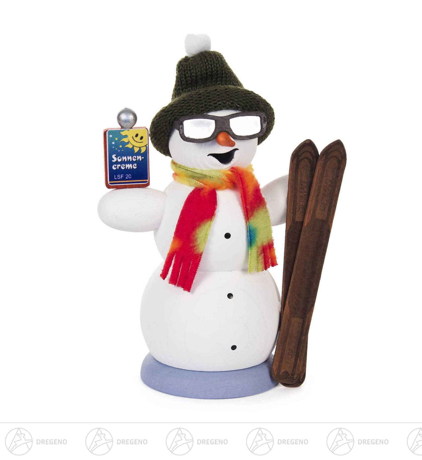 Räuchermann Schneemann Apr?s Ski