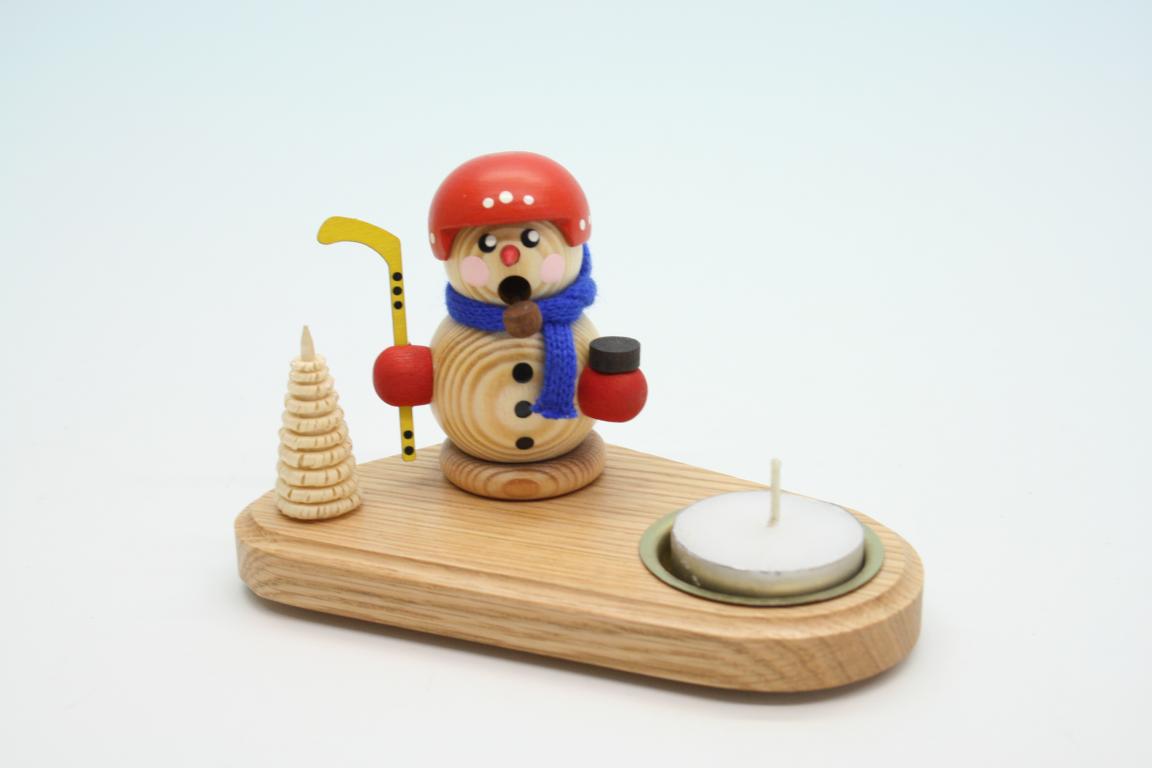 SM Hockeyspieler mit Helm natur 10cm