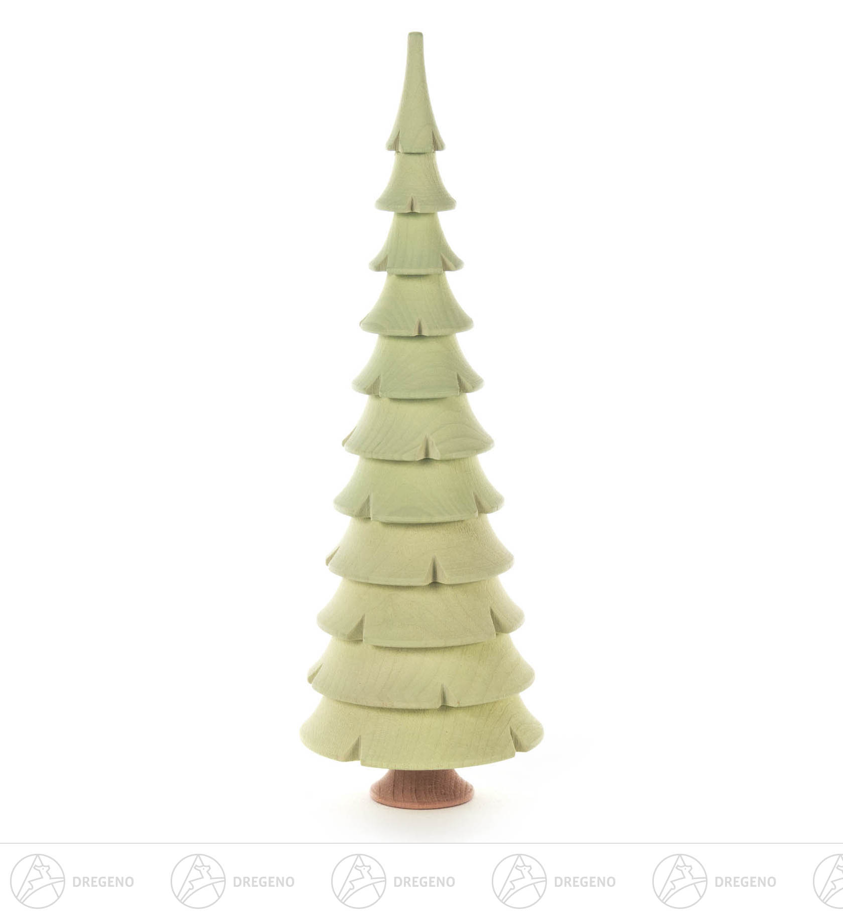 Massivholzbaum hellgrün, 21cm