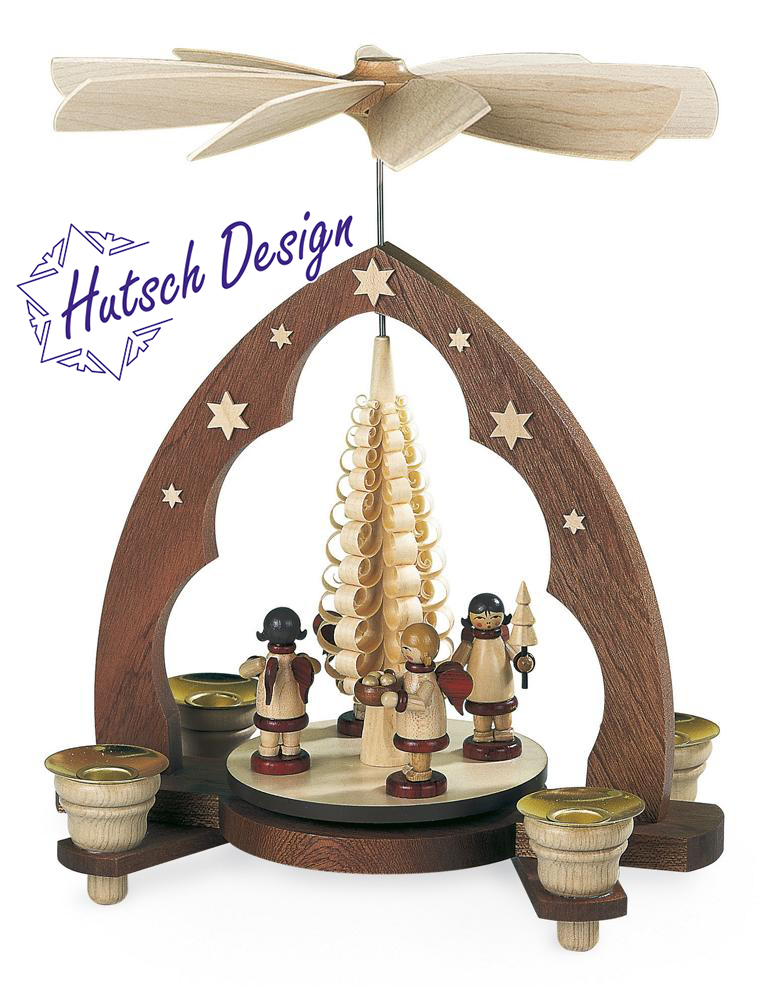 Pyramide Geschenkeengel Spitzbogen