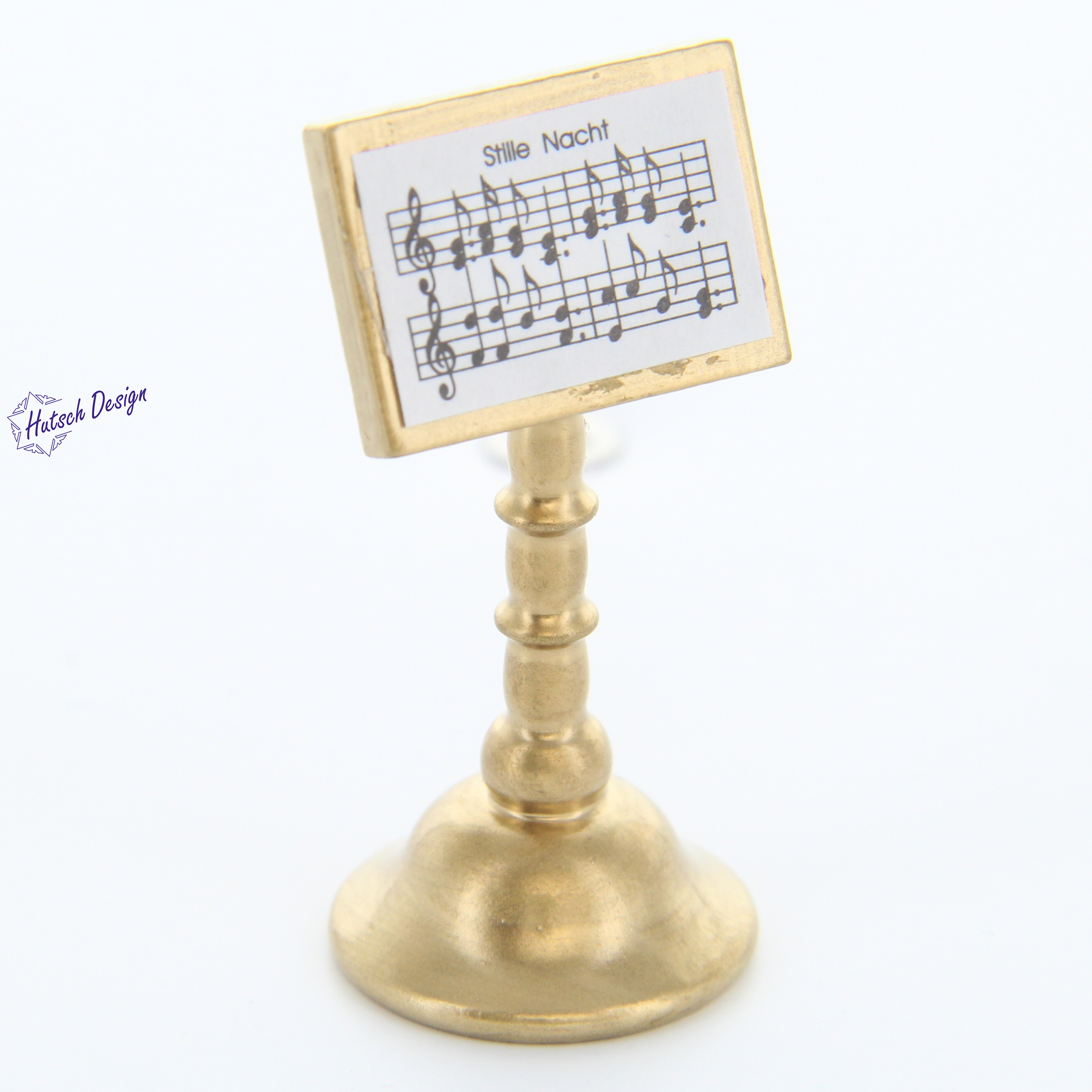 Notenständer gold Stille Nacht für Engel klein