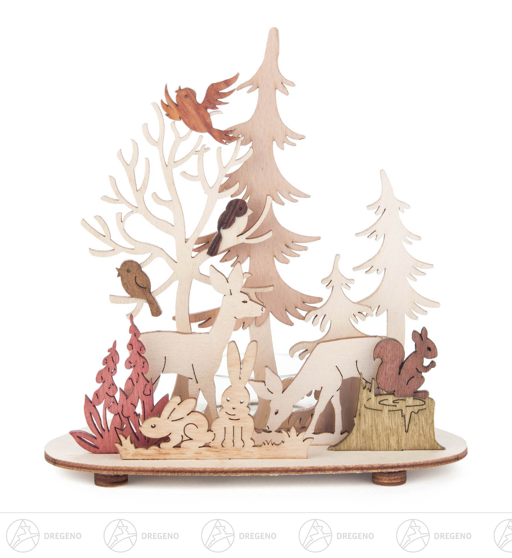 Teelichthalter Wald und Wiese14 x 10cm