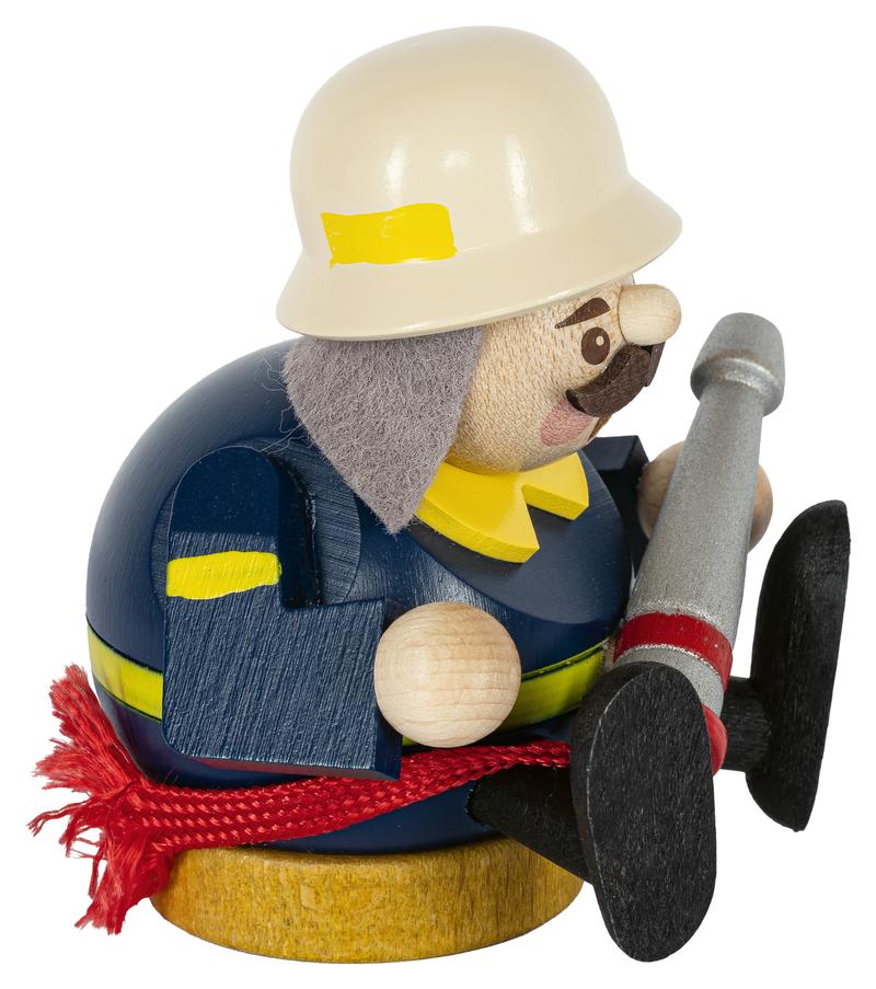 Minikugelrauchmann Feuerwehrmann 8cm