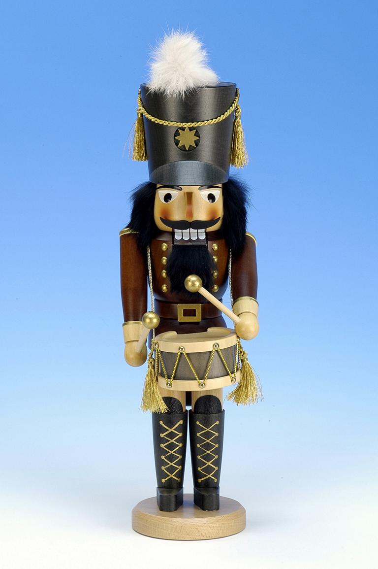 Nussknacker Trommler natur  43,0 cm