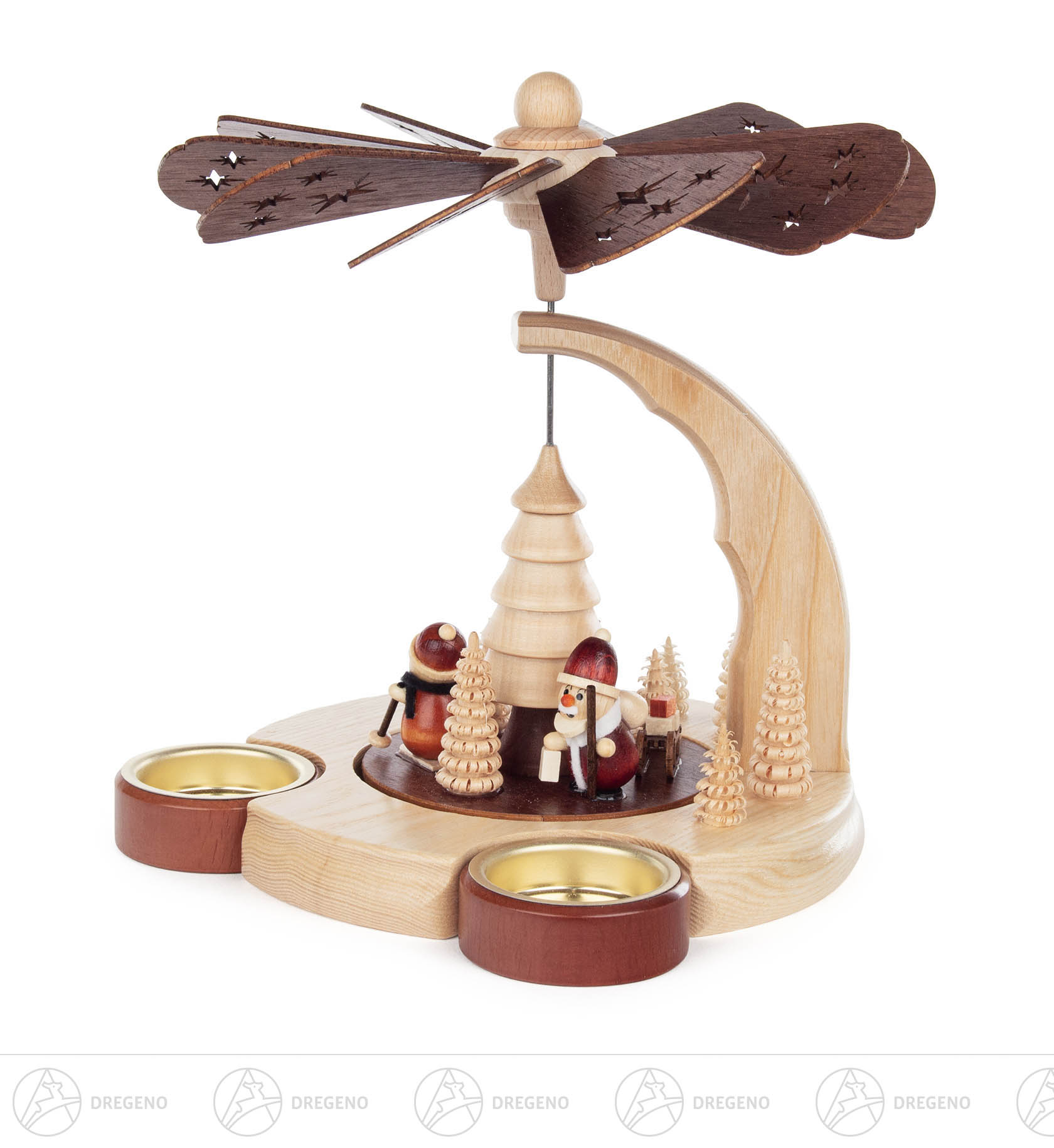 Pyramide Weihnachten für Teelichte