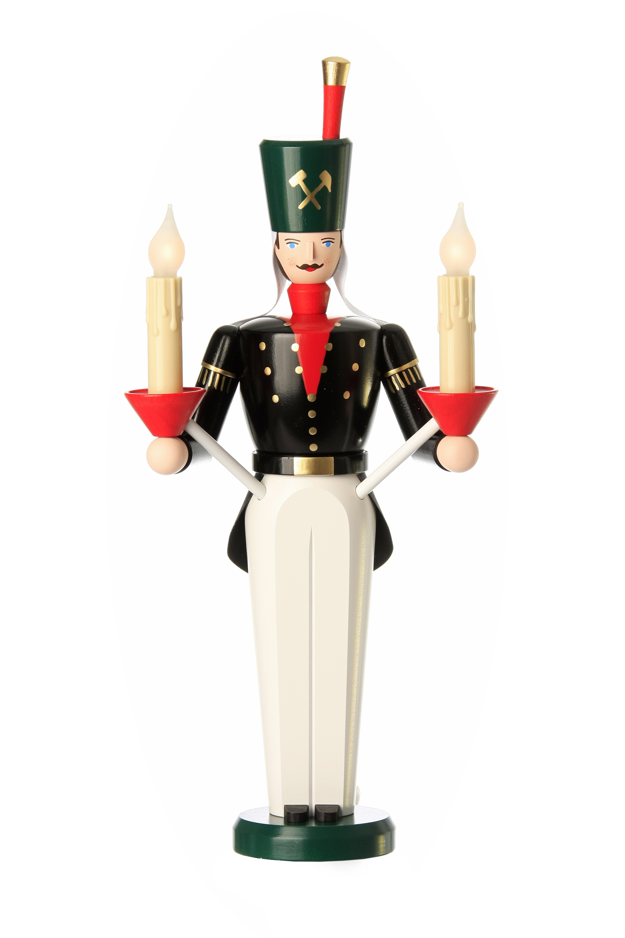 Lichterbergmann farbig elektrisch beleuchtet 36cm