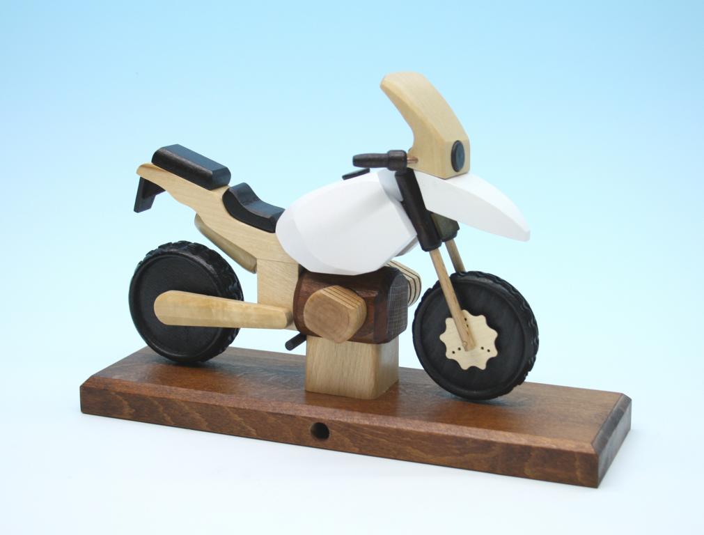 Raeuchermotorrad  Boxer GS weiß  27 x8 x 16cm