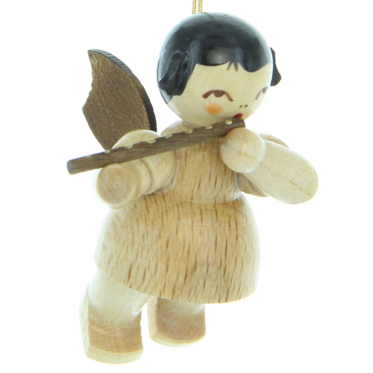 Schwebeengel mit Querflöte, natur