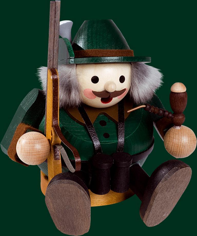 Kugelrauchmann Förster, sitzend  13 cm