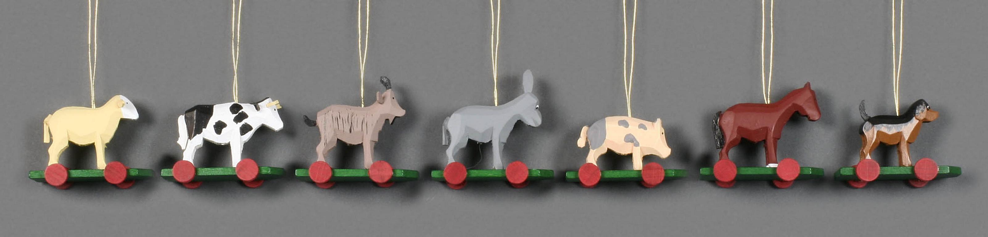 Behang Haustiere auf Rädern, groß (7)