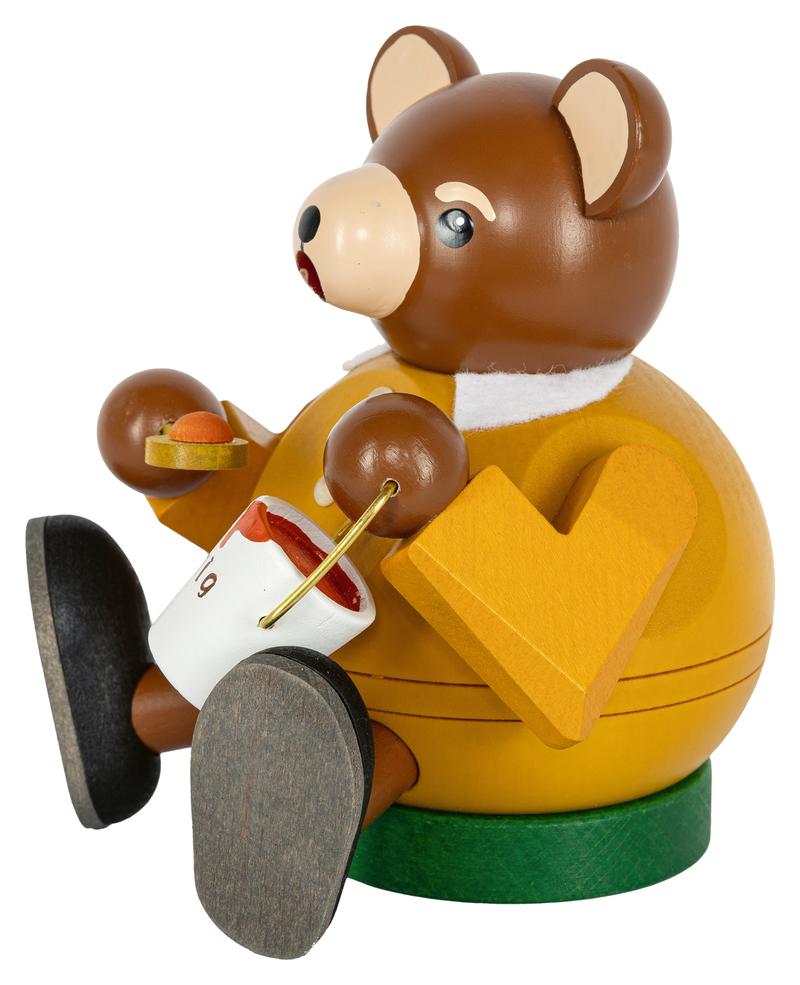 Rauchfigur Bär sitzend 13cm