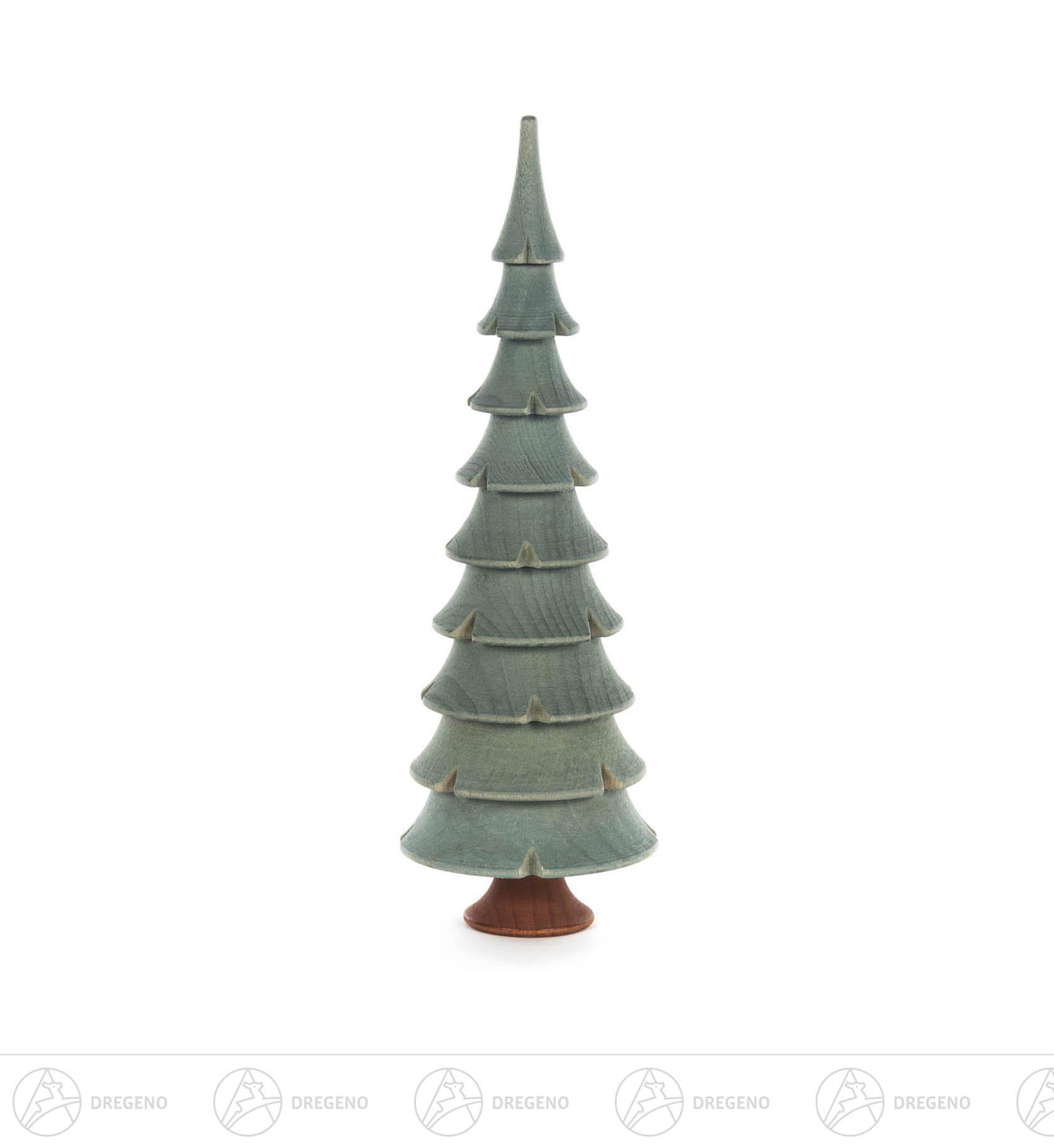 Massivholzbaum grün, 17,5cm