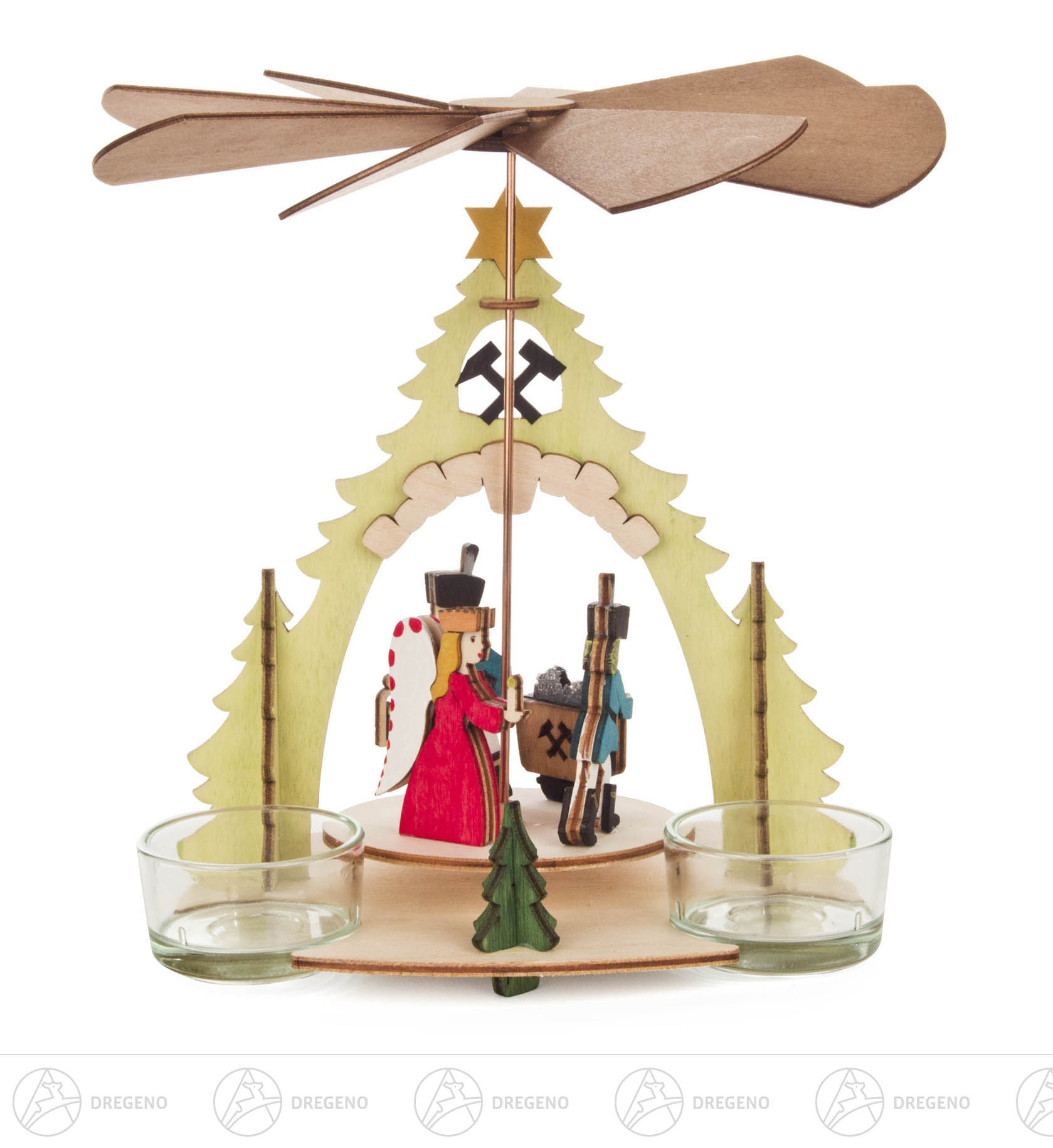 Bastelset Pyramide Erzgebirge 18x15cm