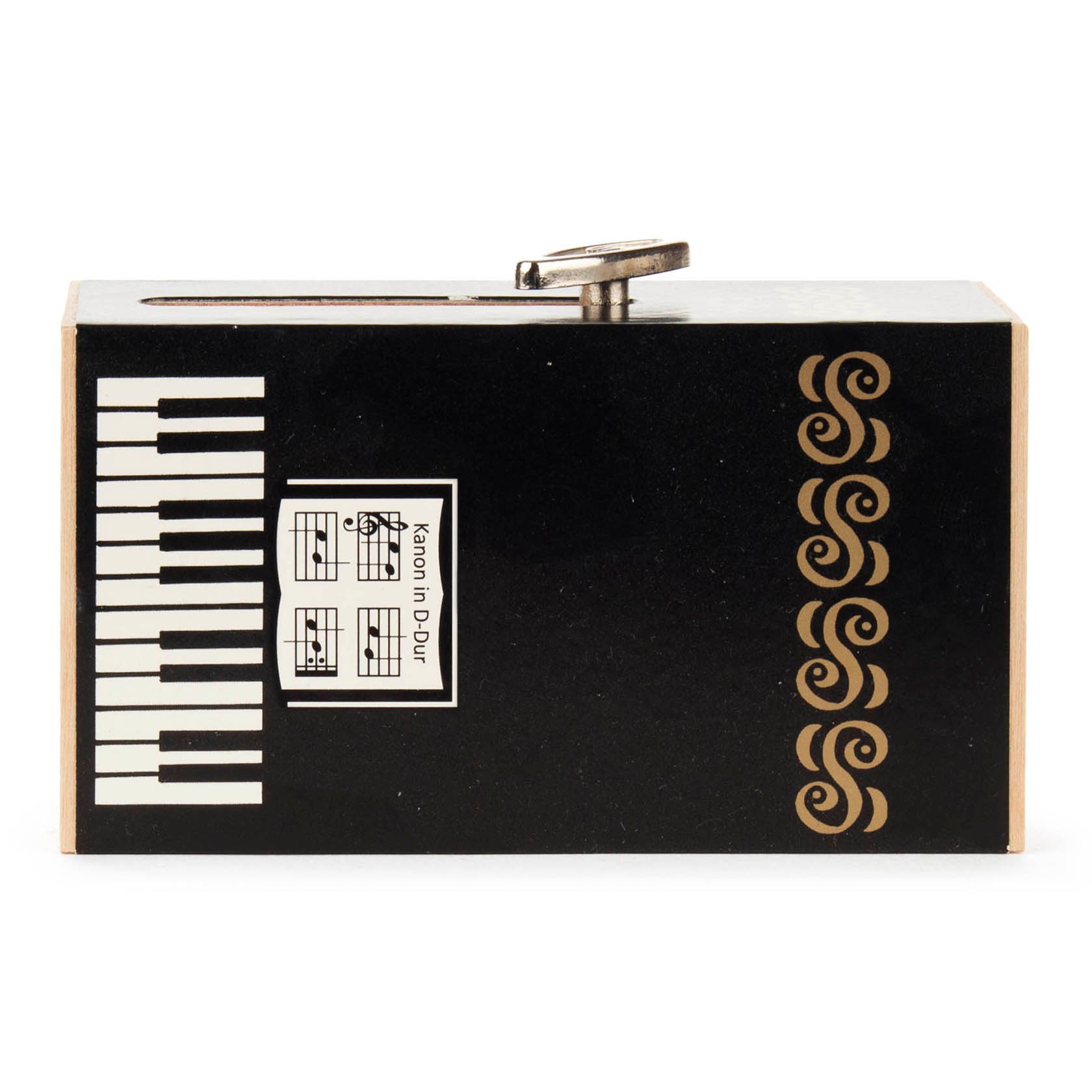 Schiebebox Piano-Box mit Junge Melodie: Kanon in D-Dur 6cm