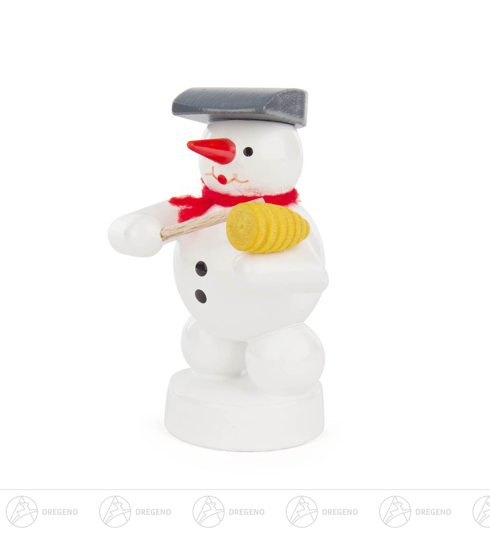 Schneemann mit Guiro 8cm