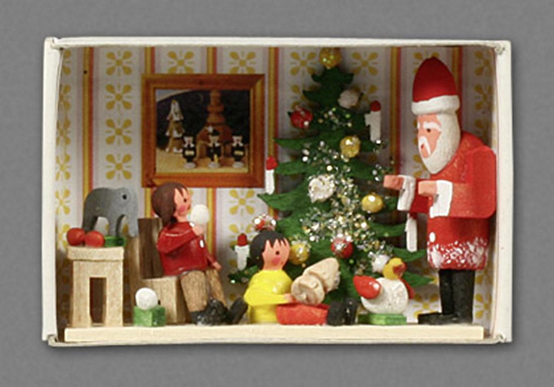 Zündholzschachtel Kinderweihnachtsfeier