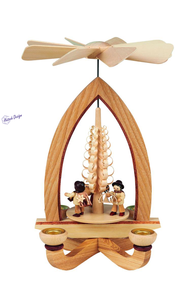 Pyramide mit Handelsleute  (4,5 cm) 28cm