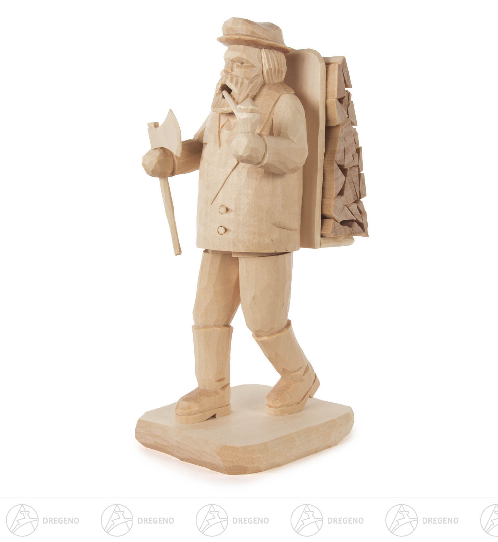 Räuchermann Holzmacher, geschnitzt