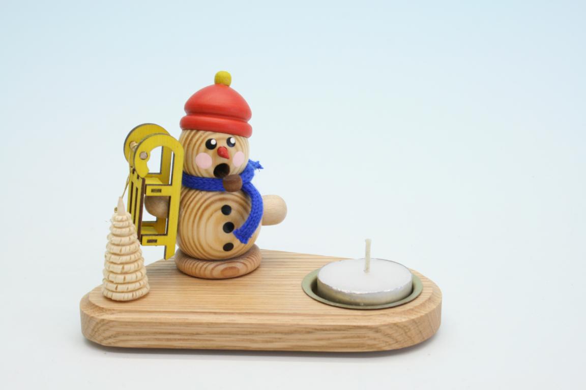 SM  mit Schlitten natur 10cm