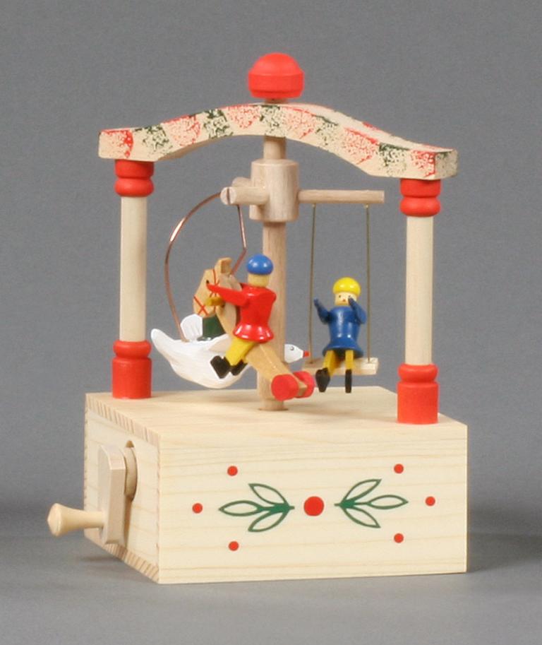 Klimperkästchen Karussell Melodie: Karussellwalzer 11cm