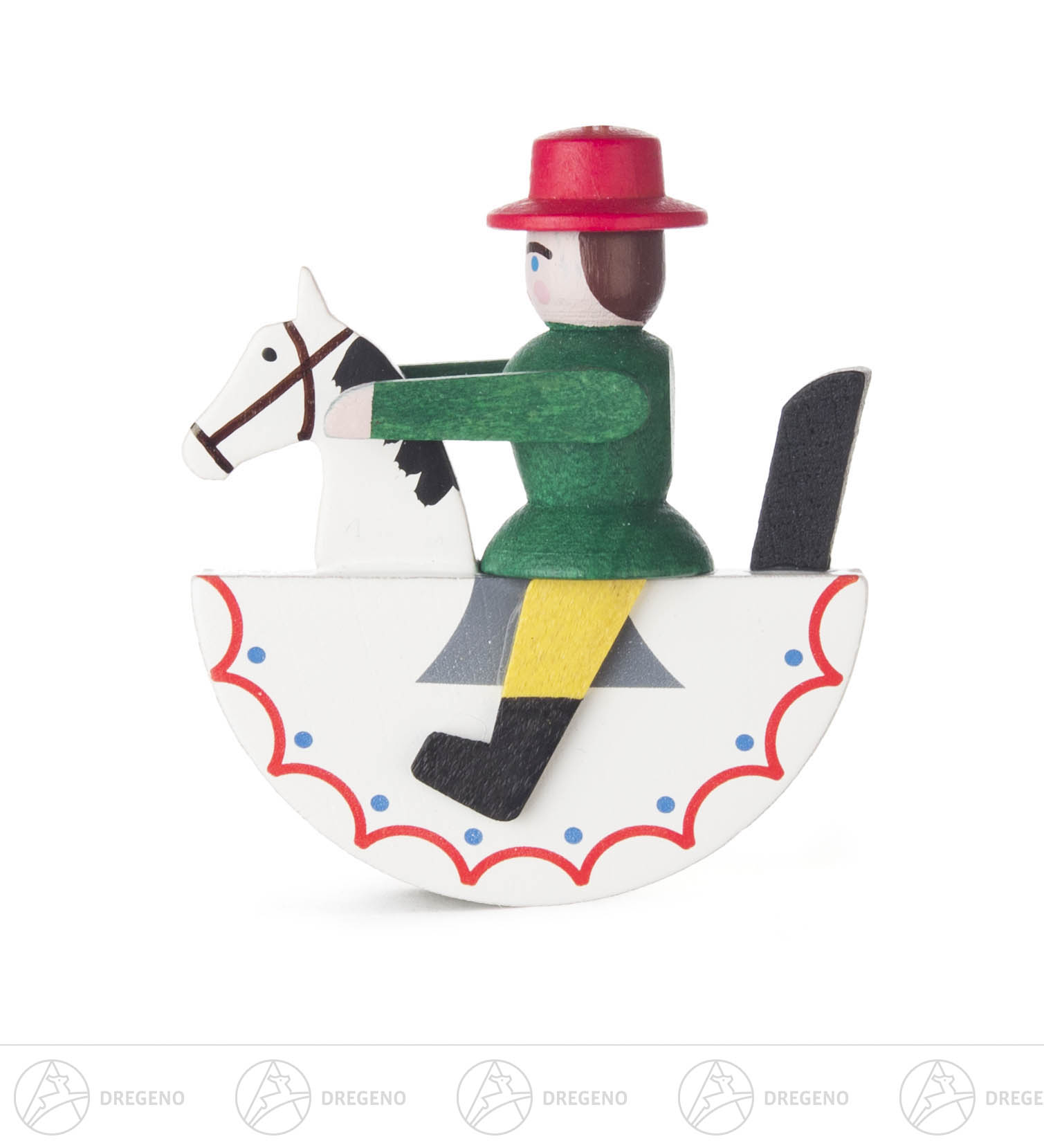 Mini-Reiterlein grün, 5cm