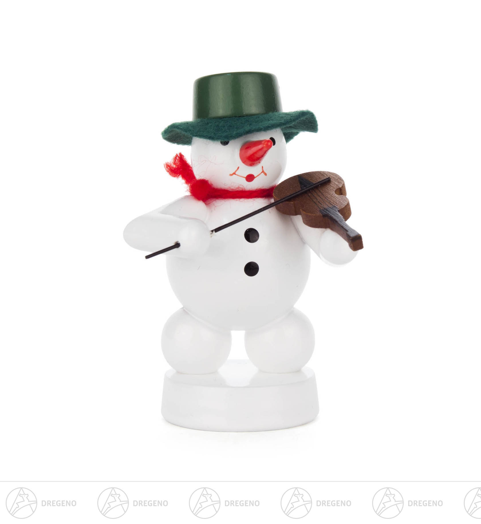 Schneemann mit Geige 8cm