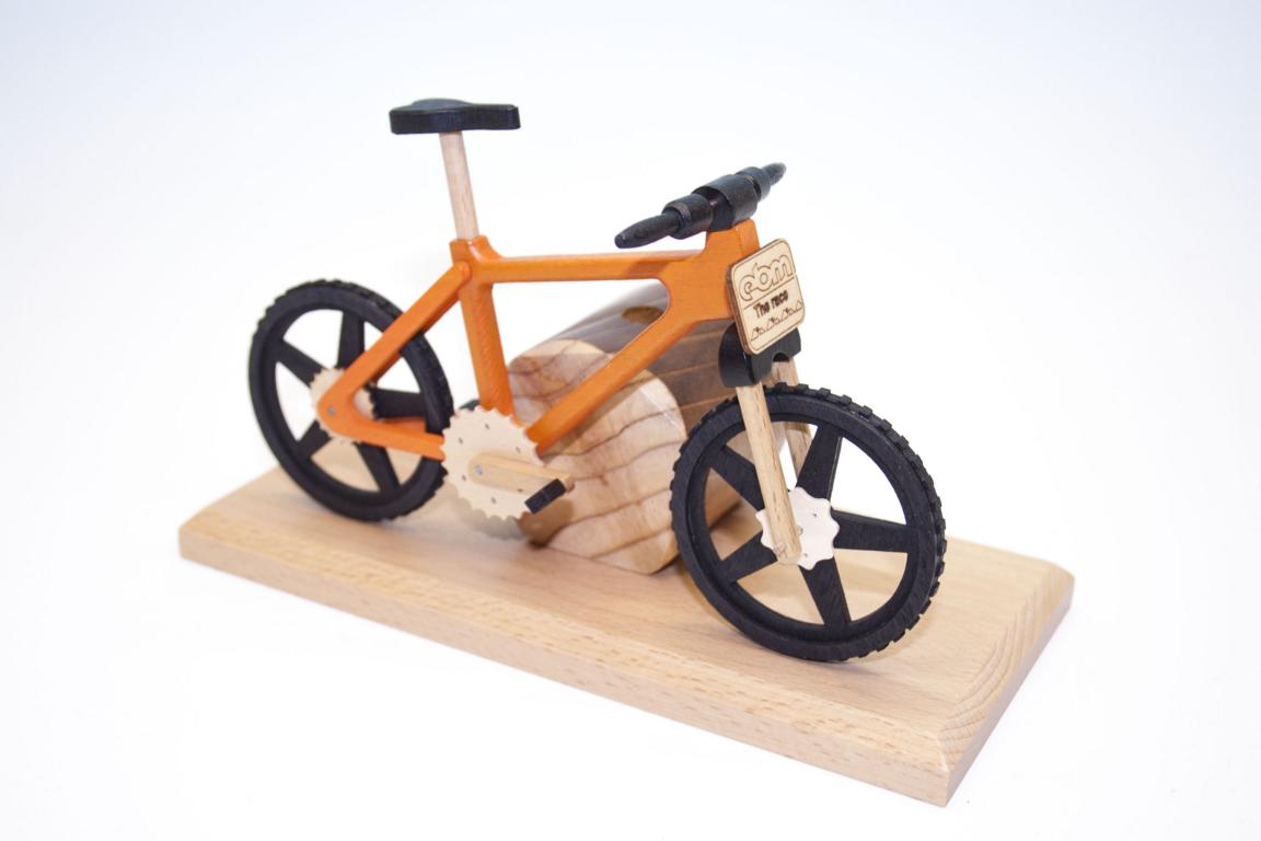 Raeucherfahrrad orange EBM Edition 22x9x14cm