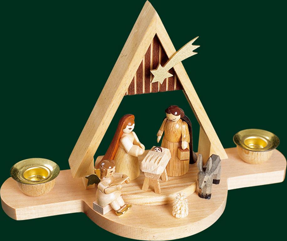 Kerzenhalter Christi Geburt 11 cm Kerzenhalter Christi Geburt 11 cm