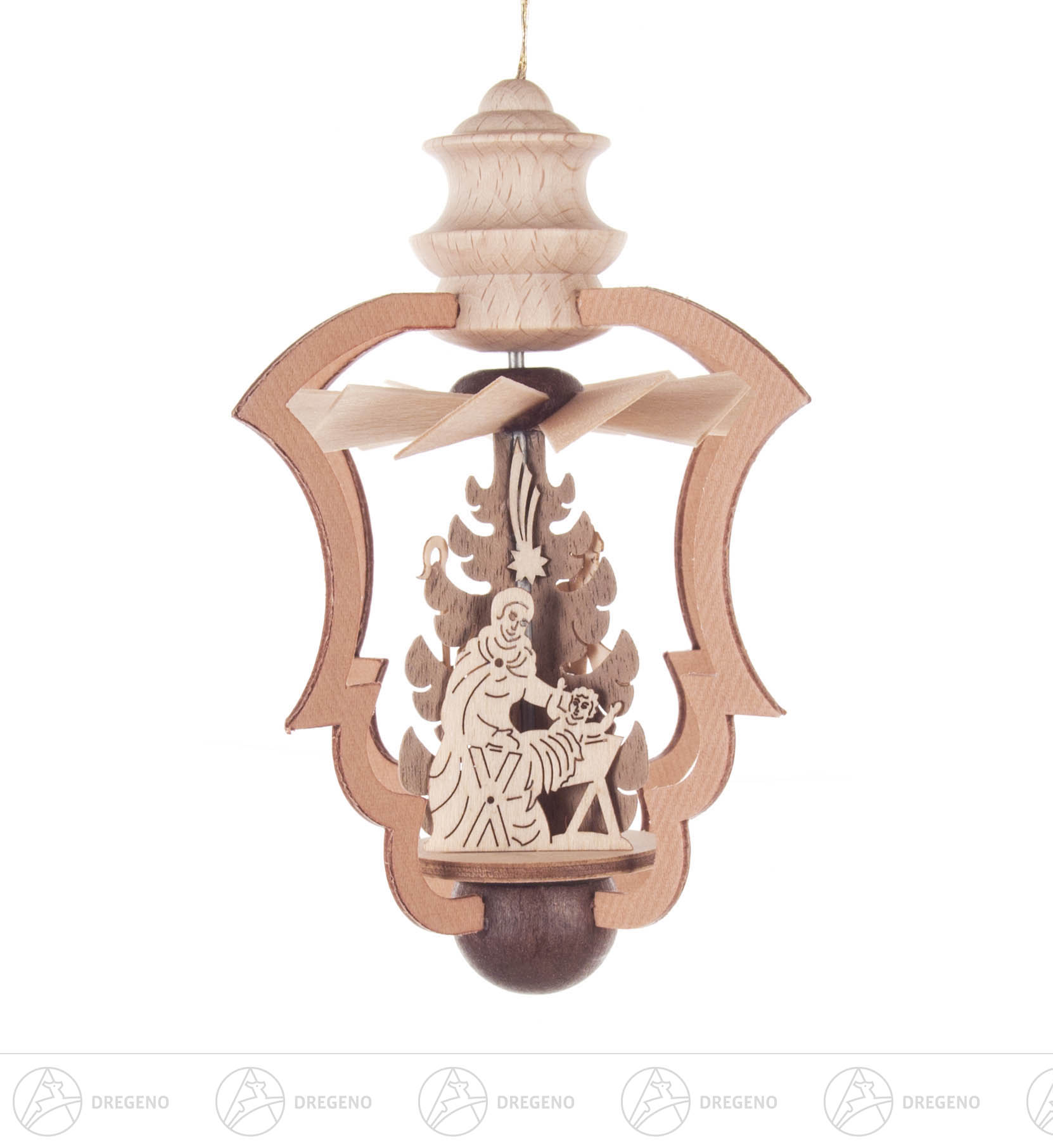 Wärmespiel Christi Geburt, zum Hängen 9cm