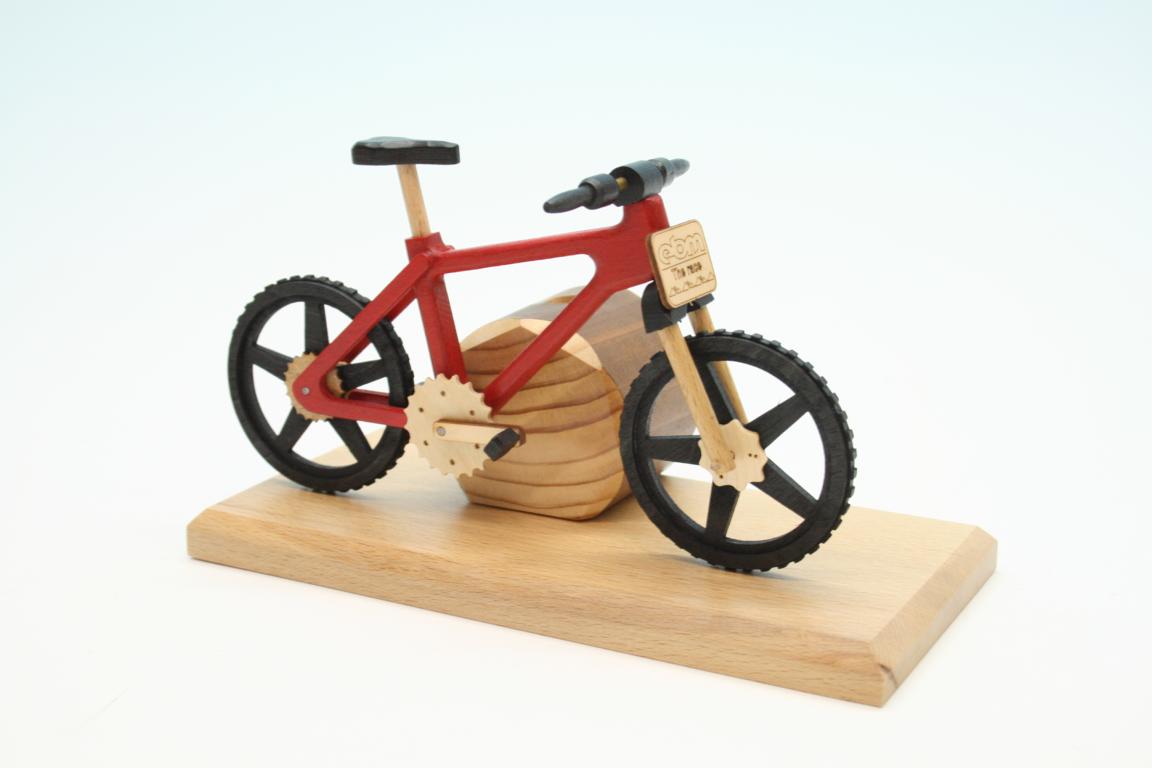 Raeucherfahrrad rot EBM  Edition 22 x9 x14 cm