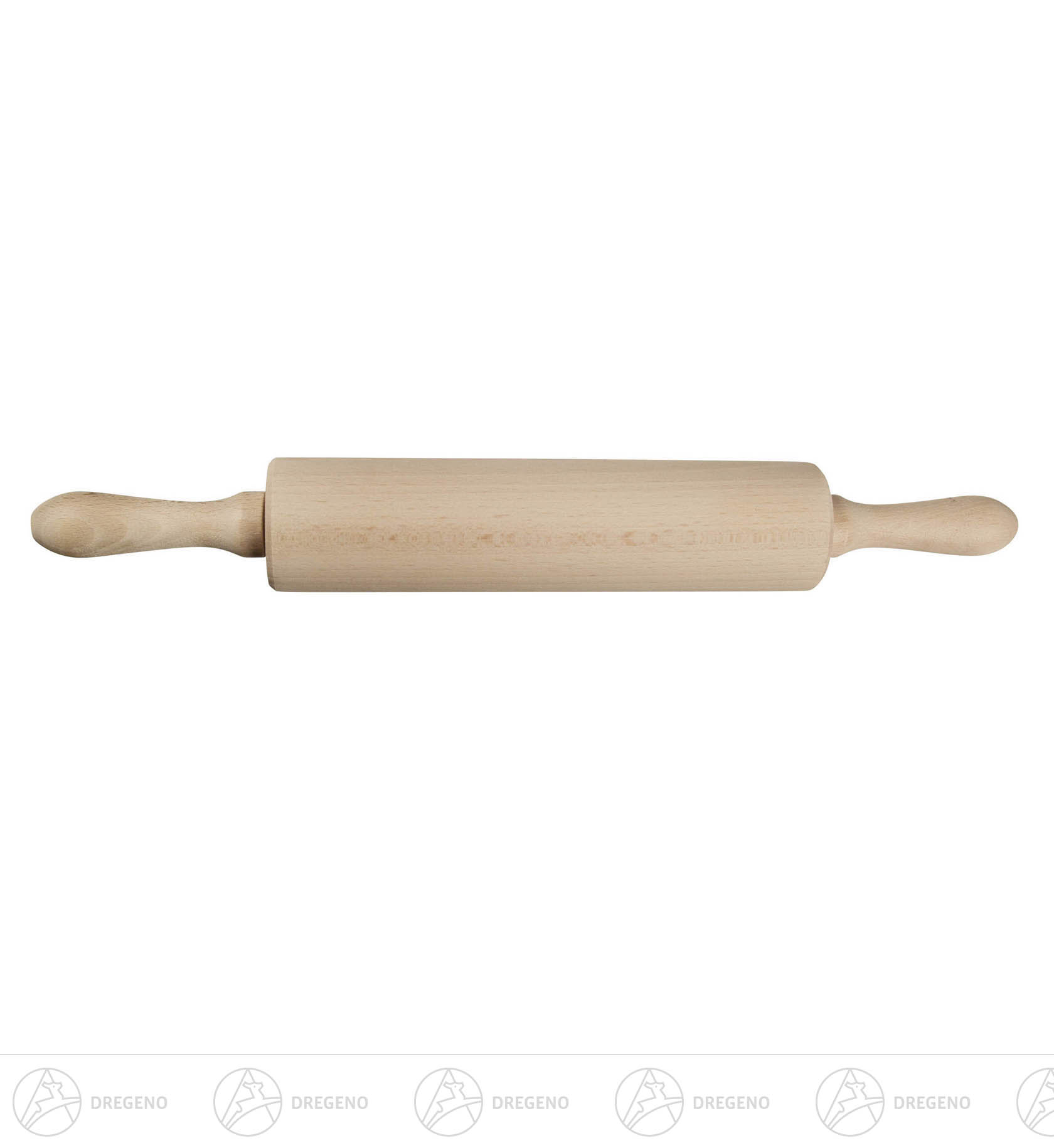 Teigrolle Holzachse 40cm Grifflänge 90mm