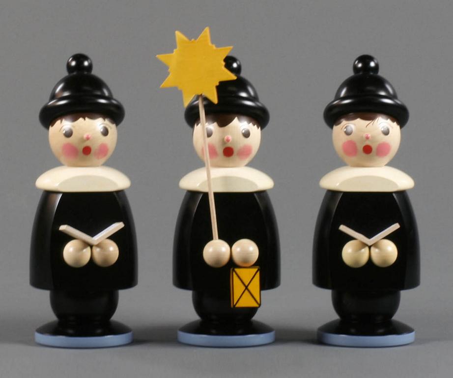 Kurrendefiguren schwarz, 29cm (3) Kurrendefiguren schwarz, 29cm (3)