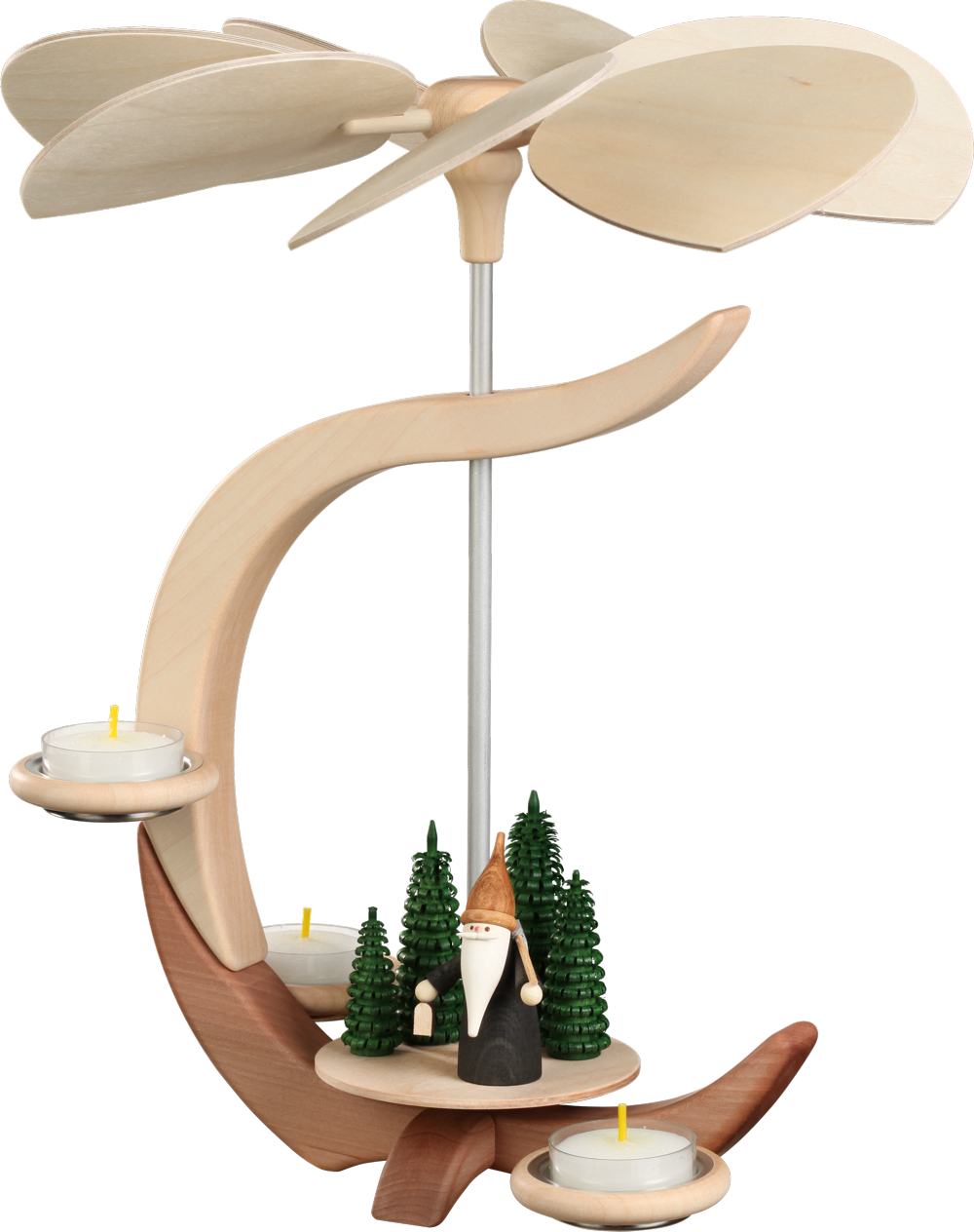 Pyramide C Form Motiv Bergwichtel 30 x27 x27cm