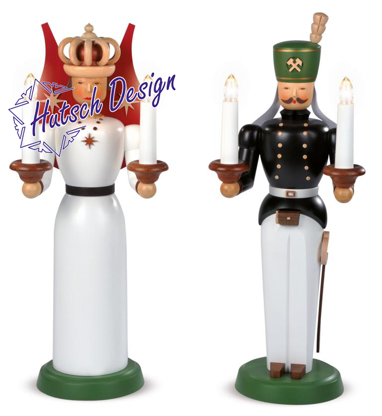 Engel und Bergmann, groß, farbig Engel und Bergmann, groß, farbig