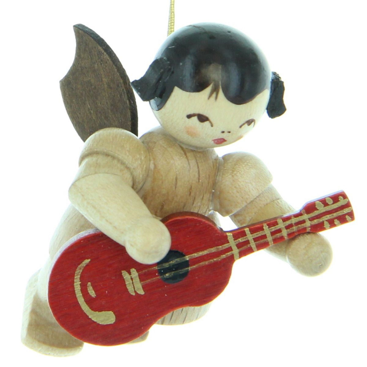 Schwebeengel mit Gitarre, natur