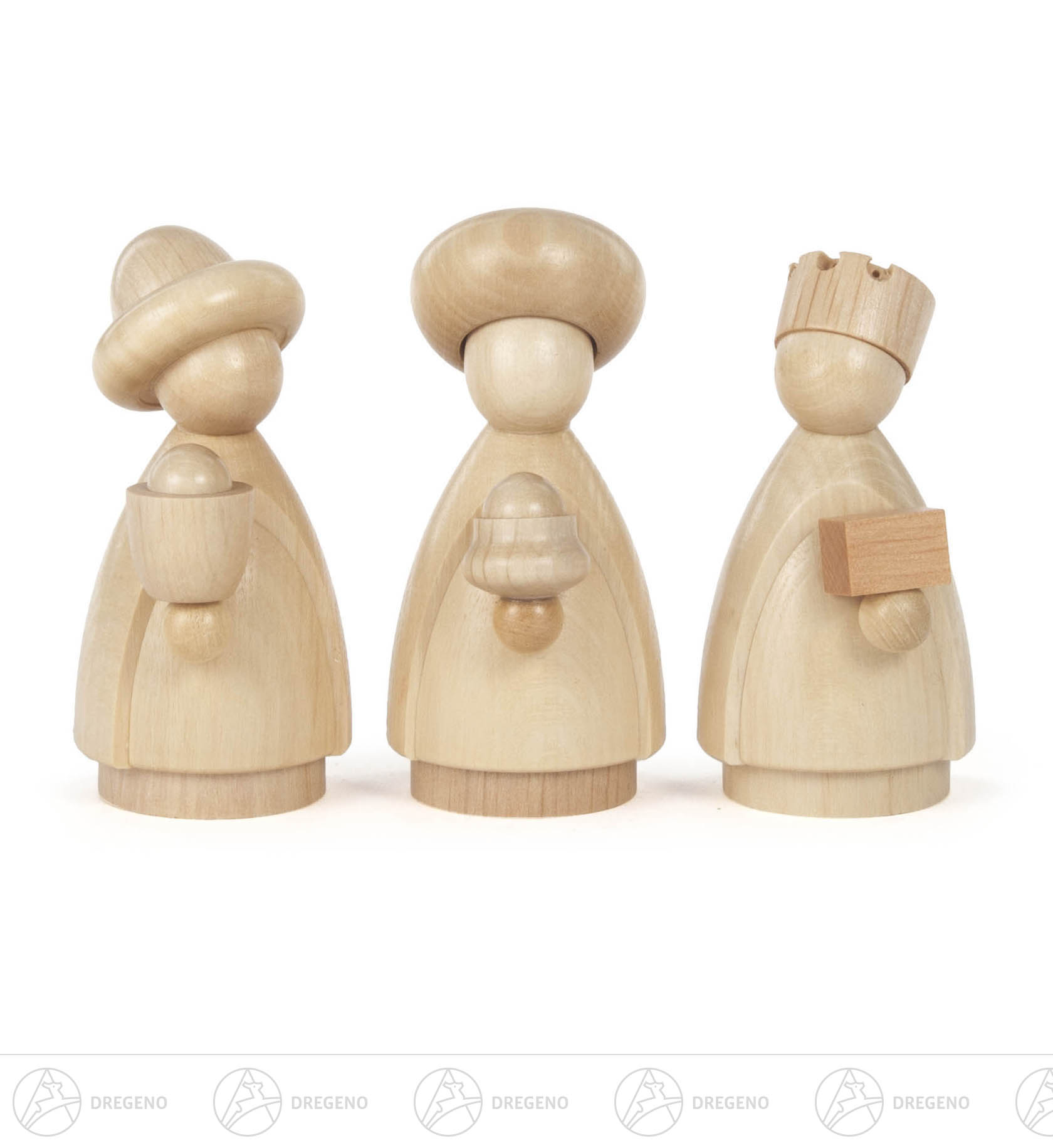 Heilige drei Könige natur 8cm