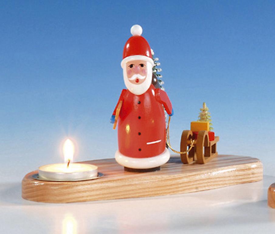 mit Weihnachtsmann  bunt 10cm