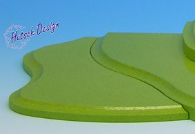 Seitenteil für Etage 4 links, grün