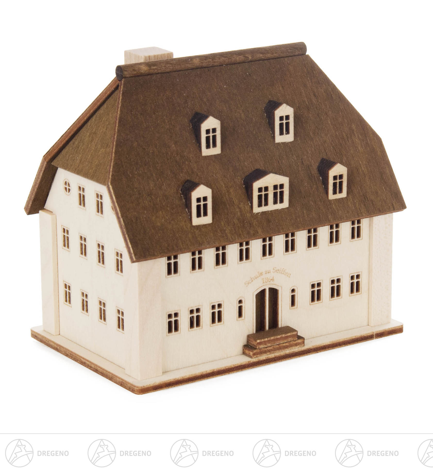 Lichterhaus Schule 9cm Lichterhaus Schule 9cm