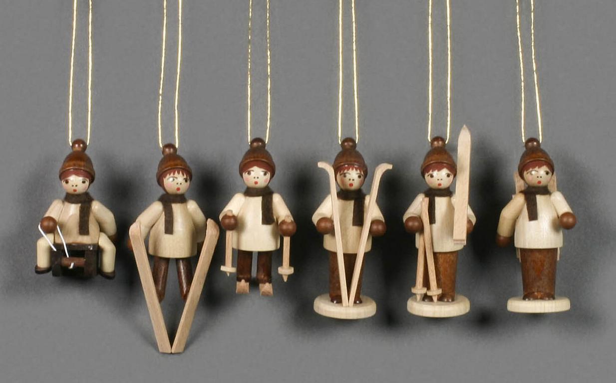 Behang Winterkinder natur (6)