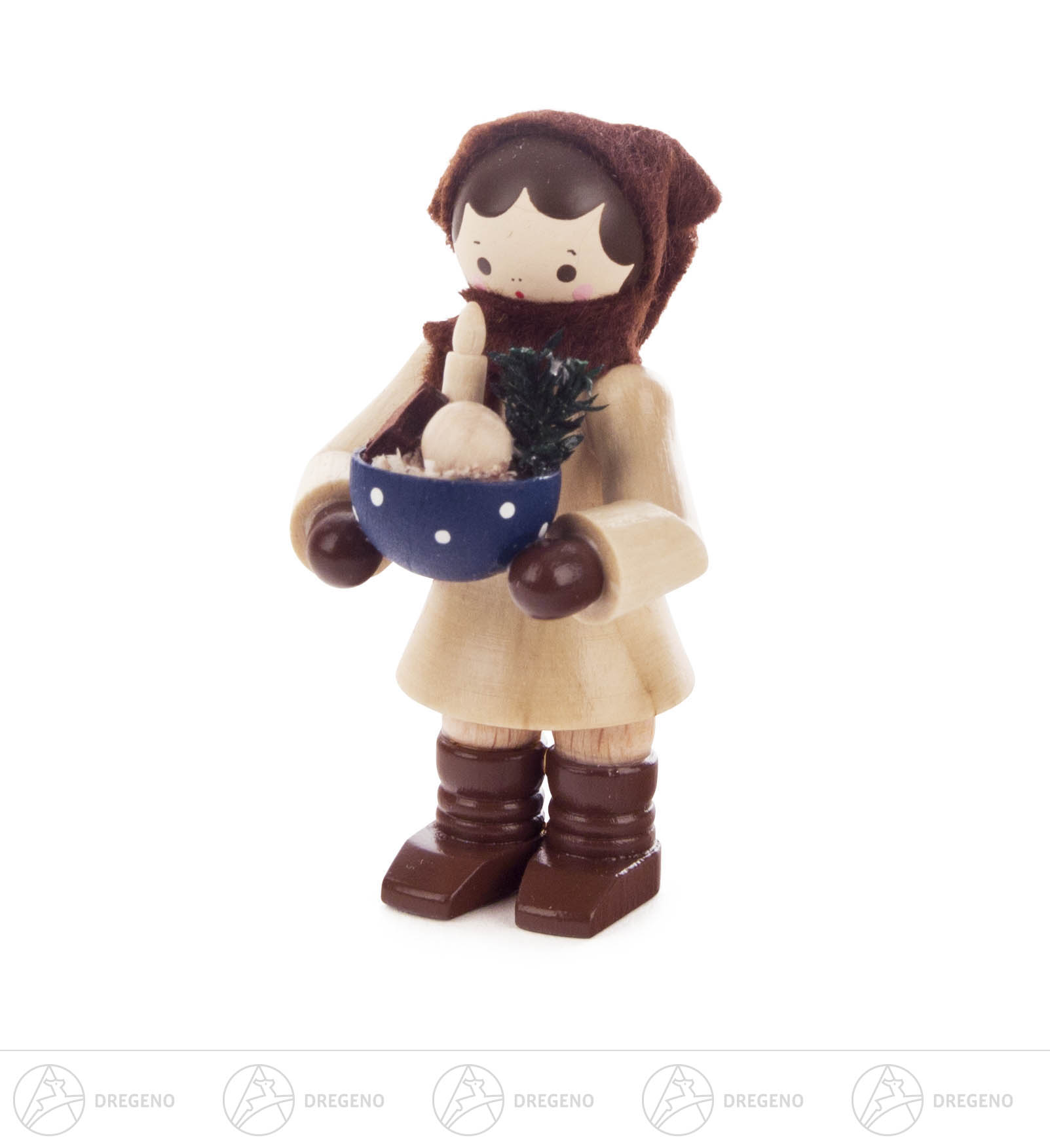 Frau mit Schüssel 6cm