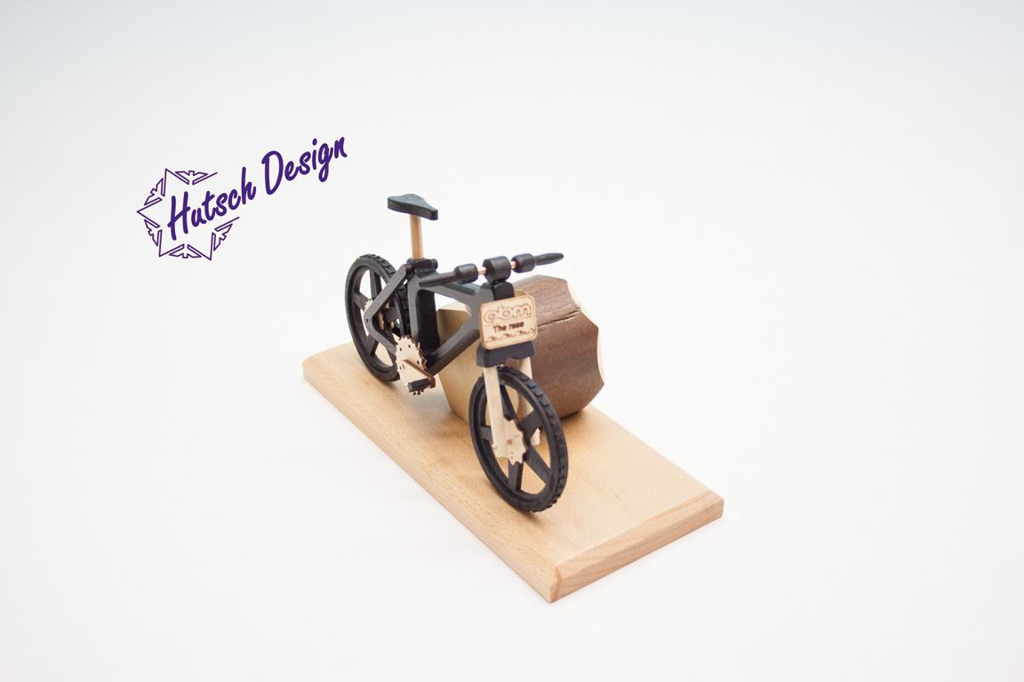 Raeucherfahrrad sw EBM Edition 22 x9 x14 cm