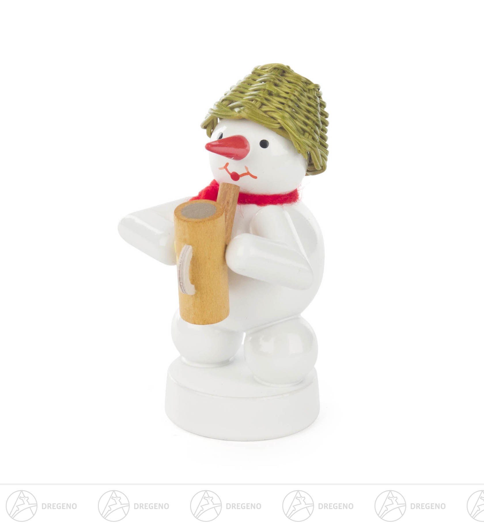 Schneemann mit Gießkanne 8cm
