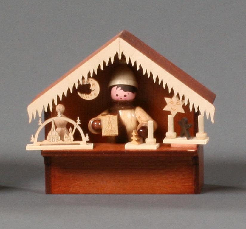 Weihnachtsmarktbude Erzgebirgische Volkskunst