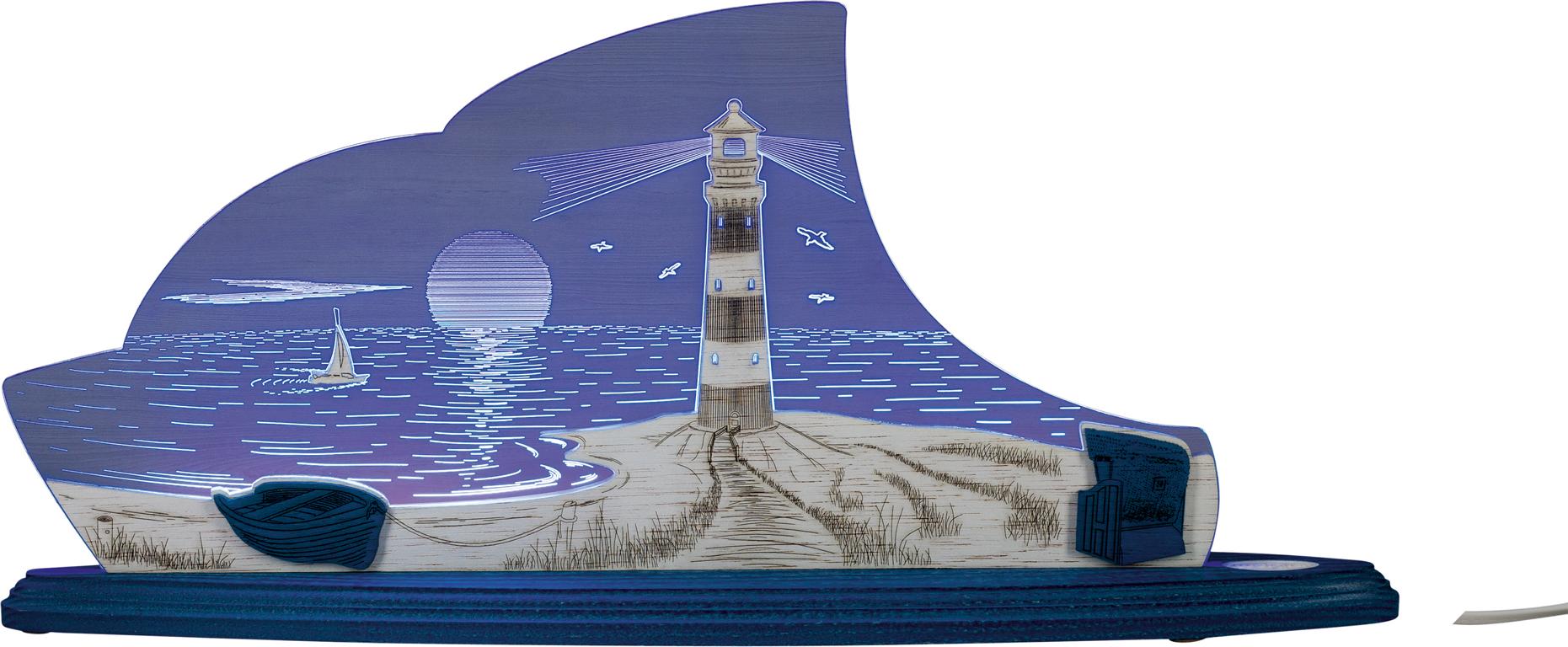 Motivleuchte Maritim 47,0 x 21,0 x 8,2 cm
