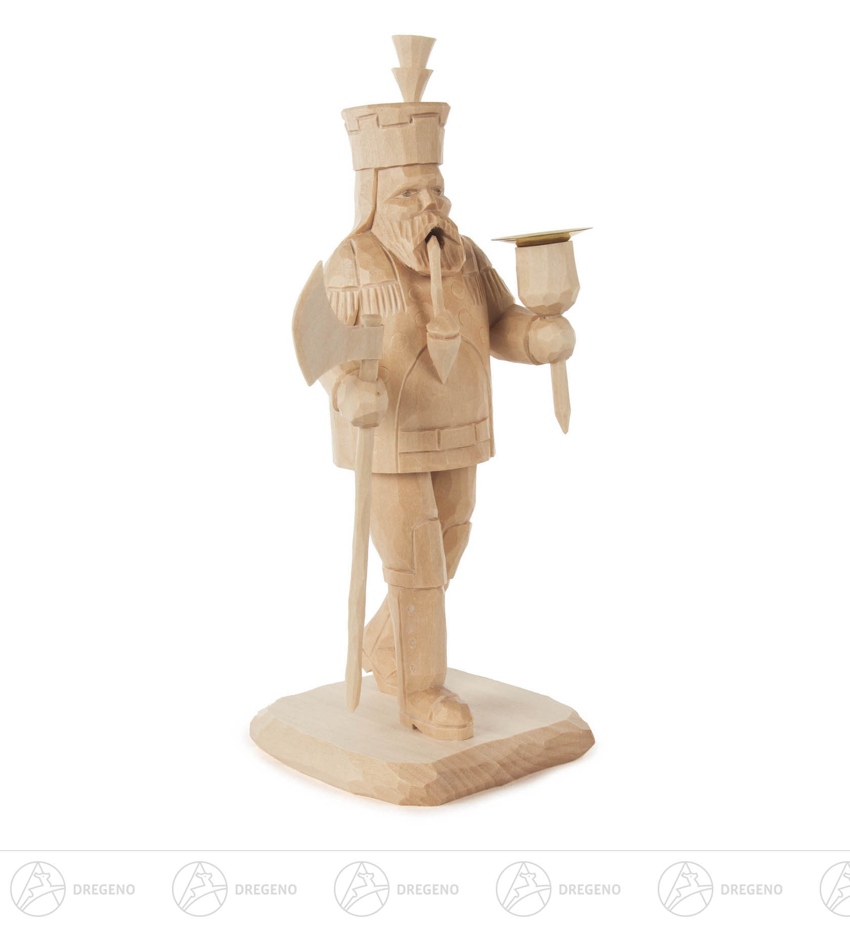 Räuchermann Bergmann, geschnitzt