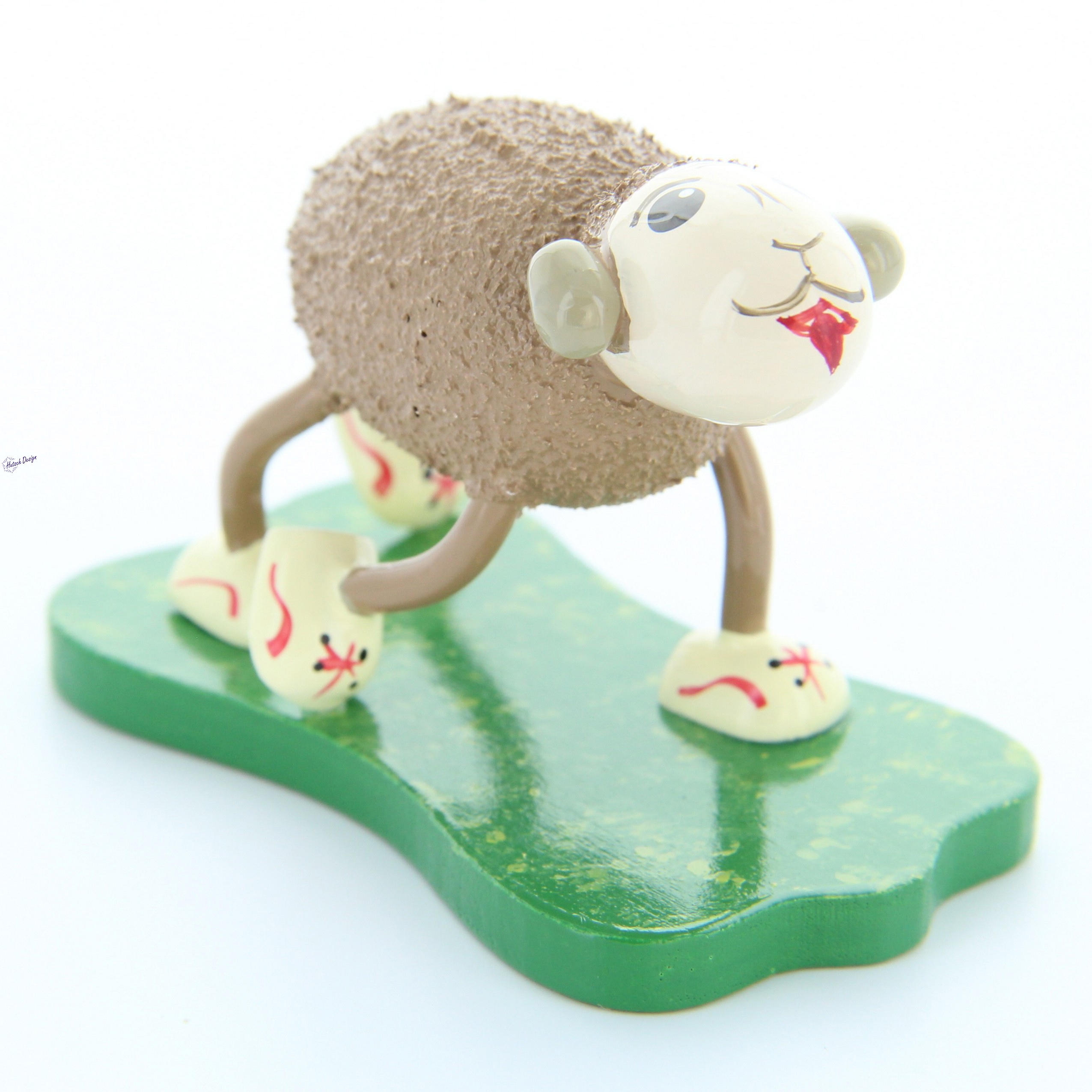 Schaf Flitzi, rennend