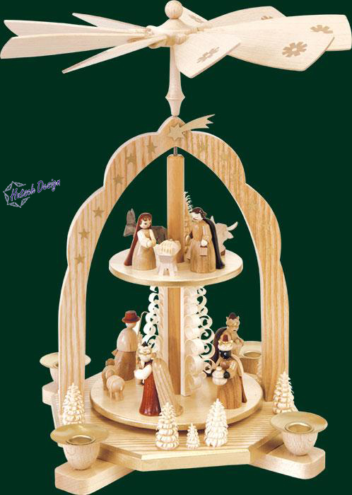Pyramide 2-st. Heilige Könige 31 cm Pyramide 2-st. Heilige Könige 31 cm