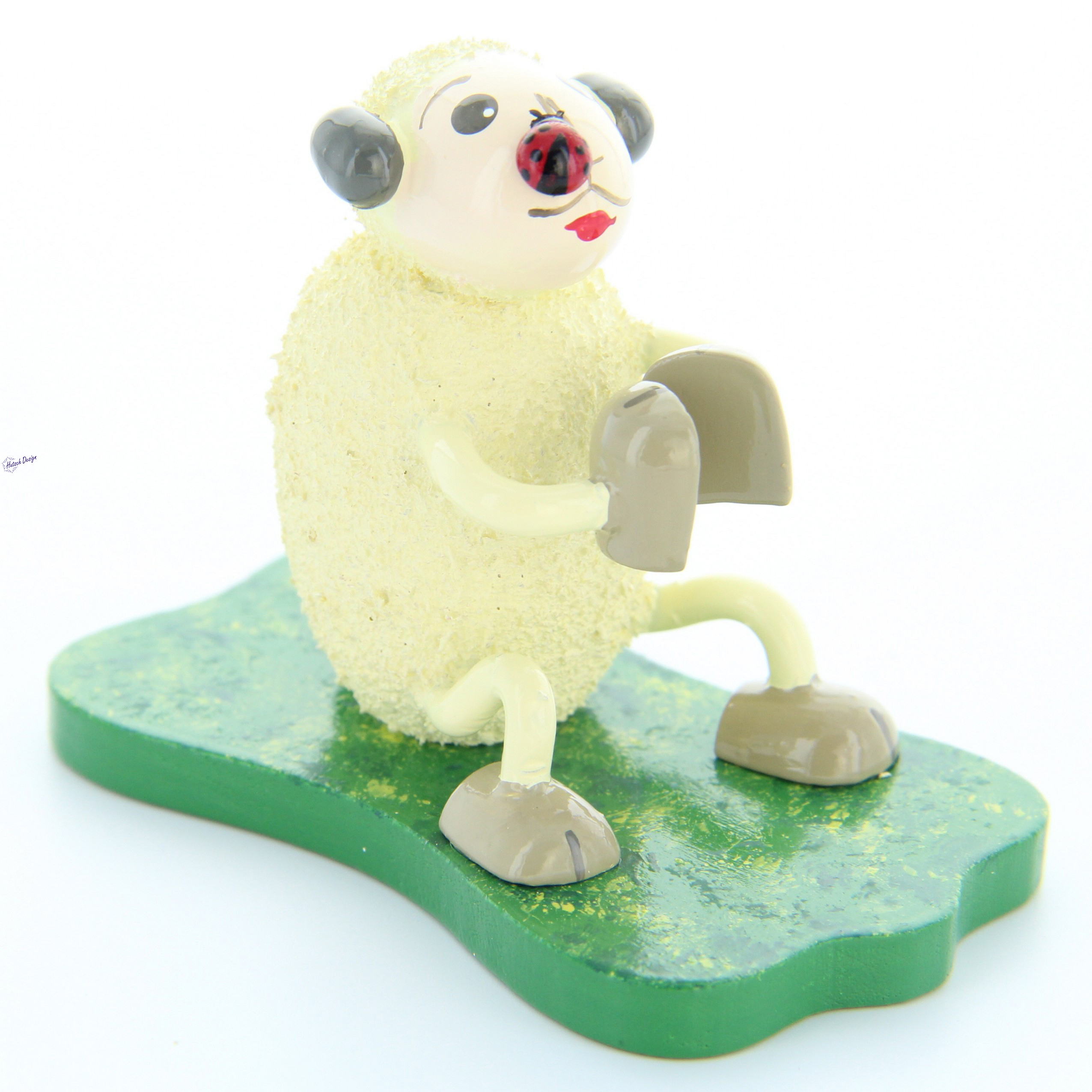 Schaf Klatschi, mit Käfer