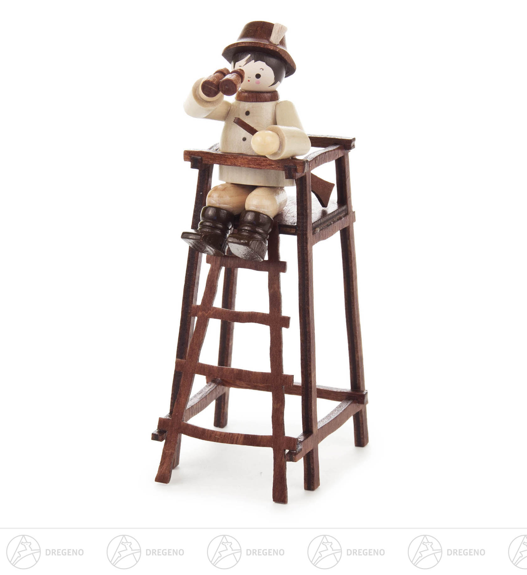 Jäger auf Hochstand natur 11cm